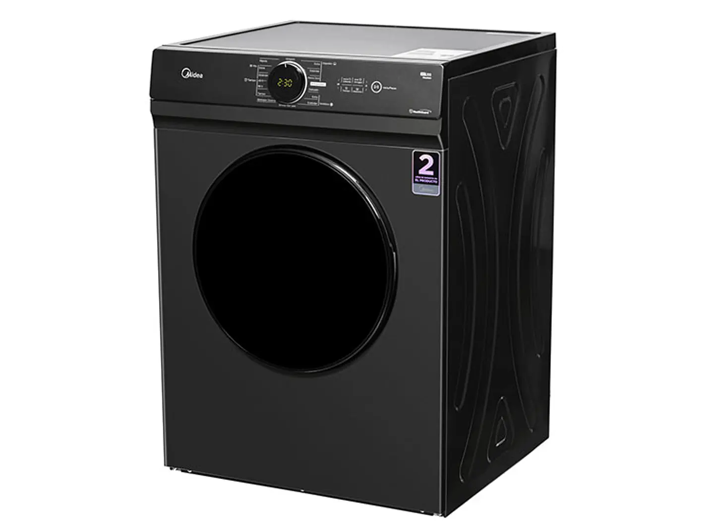 SECADORA DE ROPA POR VENTILACIÓN MIDEA MD100A100 10KG TITANIO 6