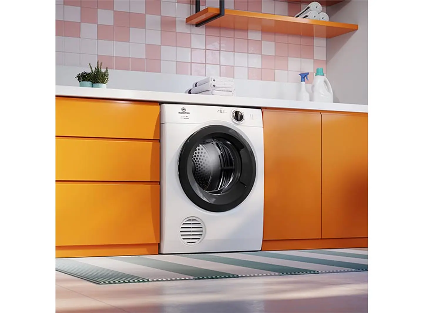 SECADORA DE ROPA POR VENTILACIÓN MADEMSA 7D BZG 7KG BLANCO 6