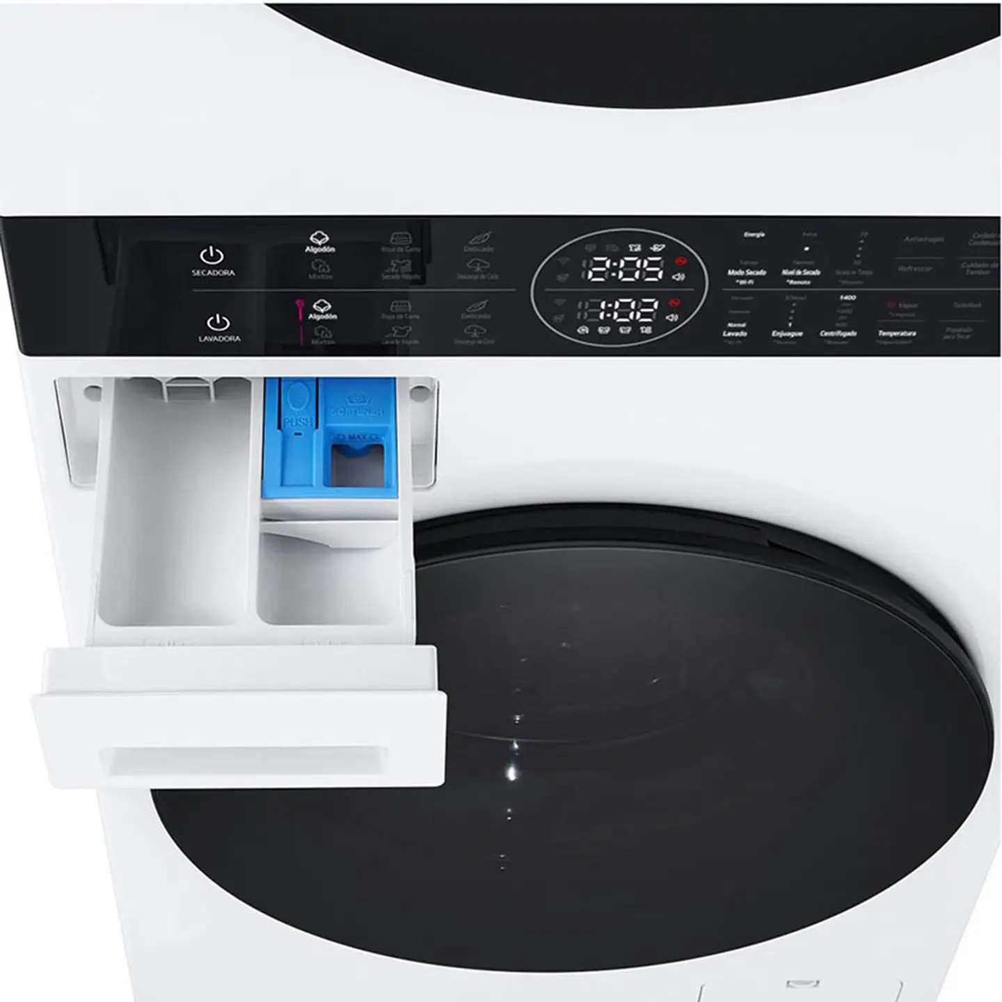 LAVADORA SECADORA CARGA FRONTAL LG WK14WS6R 14KG/10KG BLANCO 9