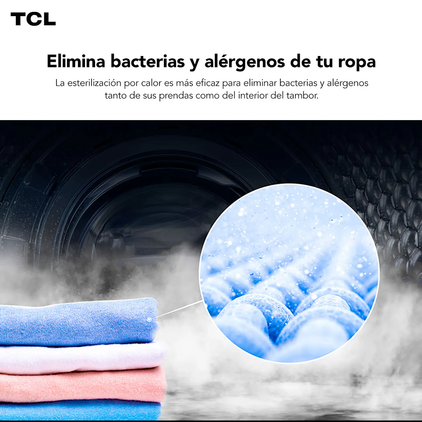 LAVADORA SECADORA FRONTAL TCL 10KG/7KG C2210WD DD INVERTER 10