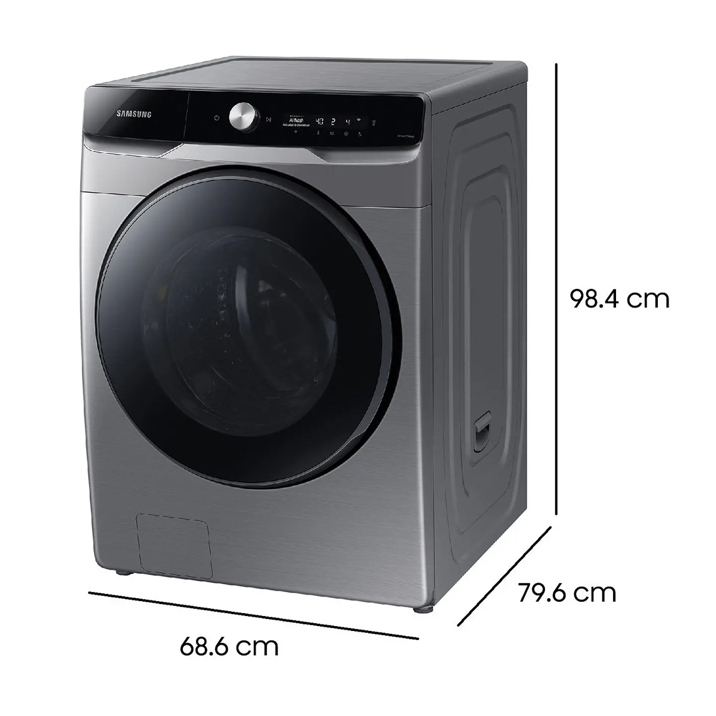 LAVADORA SECADORA SAMSUNG WD20T6300GP 20KG/12KG GRIS 8