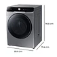 LAVADORA SECADORA SAMSUNG WD20T6300GP 20KG/12KG GRIS - Miniatura 8