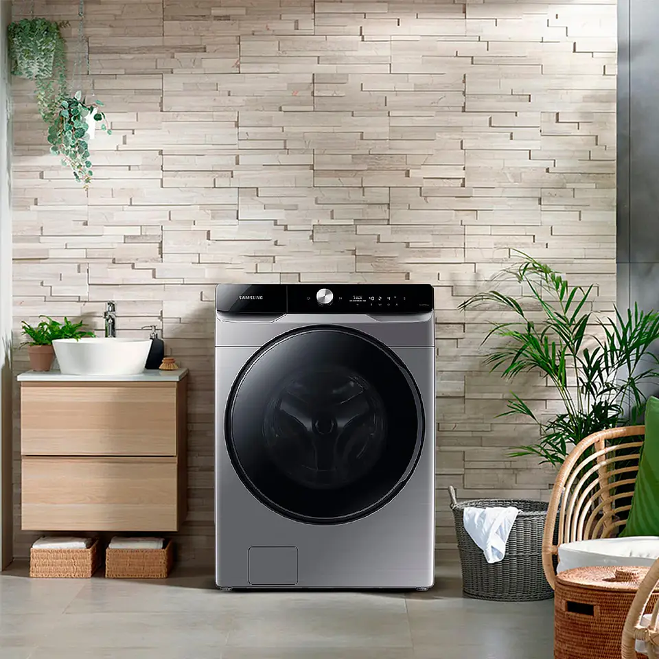 LAVADORA SECADORA SAMSUNG WD20T6300GP 20KG/12KG GRIS 11