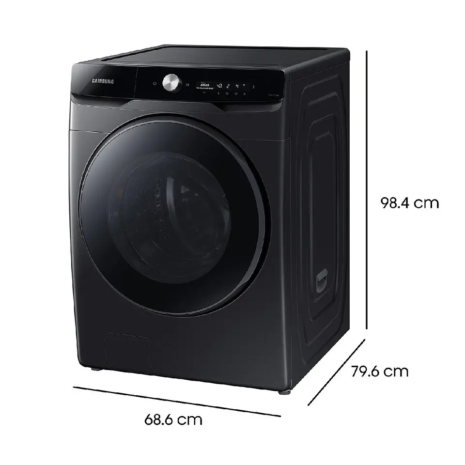 LAVADORA SECADORA SAMSUNG WD22T6500GV 22KG/13KG NEGRO 6