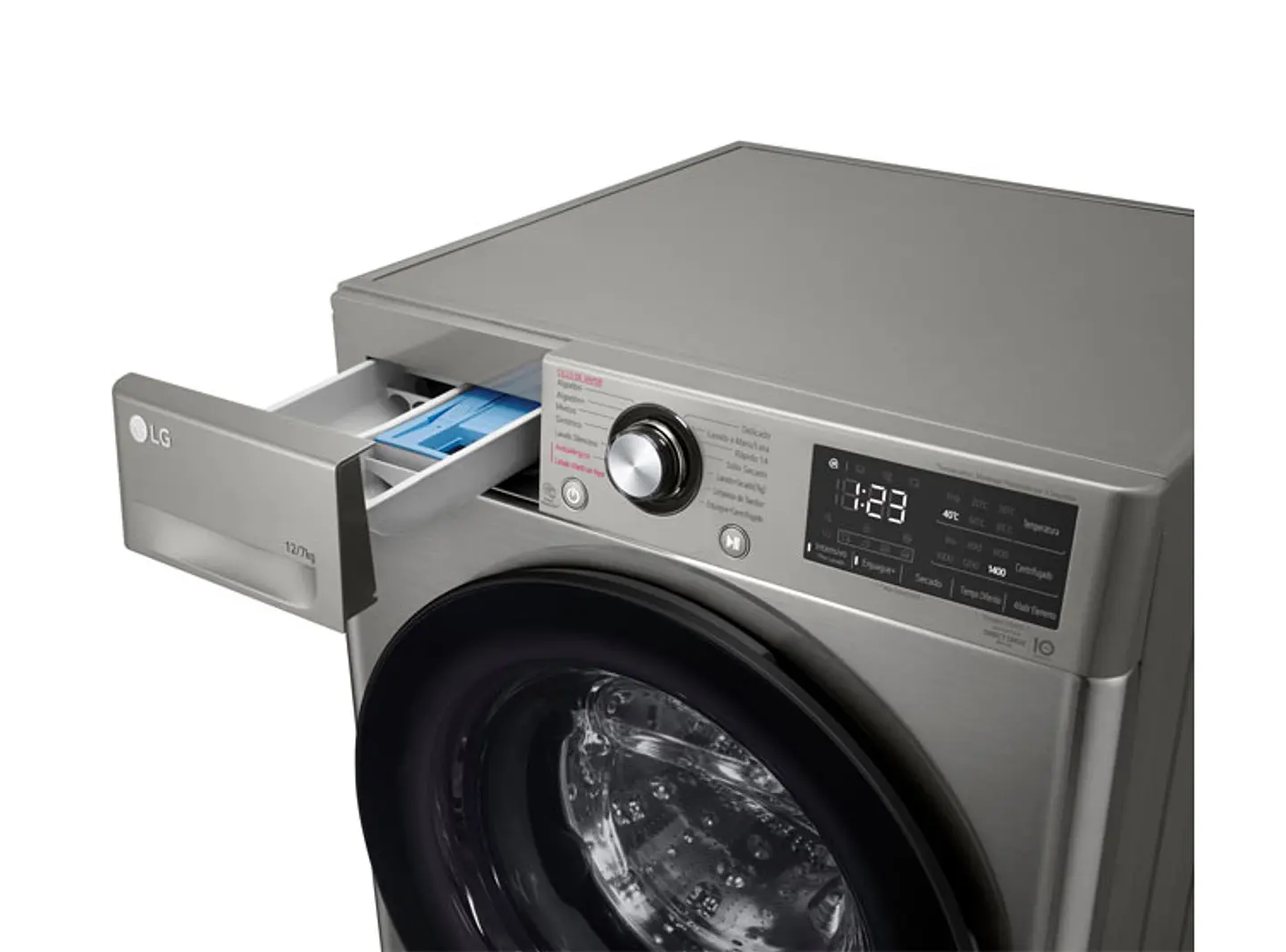 LAVADORA SECADORA LG 12 KG 7 KG CARGA FRONTAL WD12VVC5S6C AI DD 6