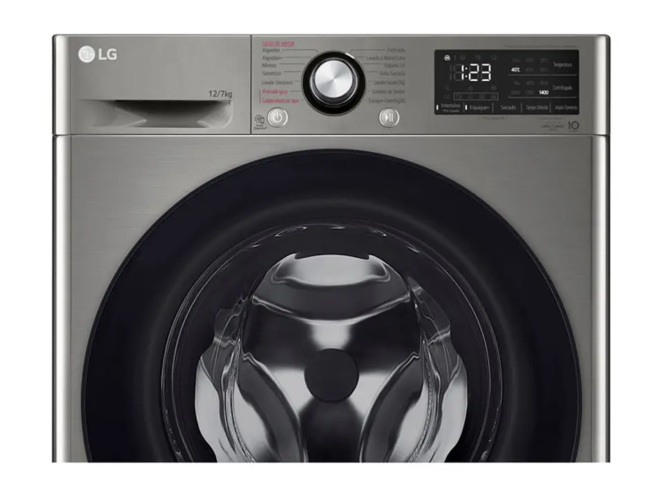 LAVADORA SECADORA LG 12 KG 7 KG CARGA FRONTAL WD12VVC5S6C AI DD 8