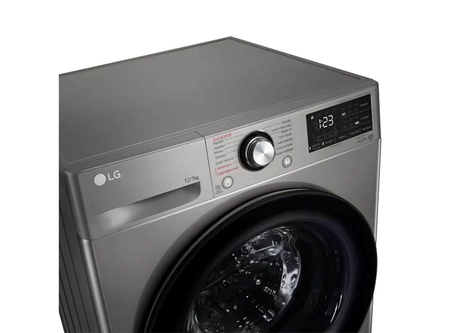 LAVADORA SECADORA LG 12 KG 7 KG CARGA FRONTAL WD12VVC5S6C AI DD 10