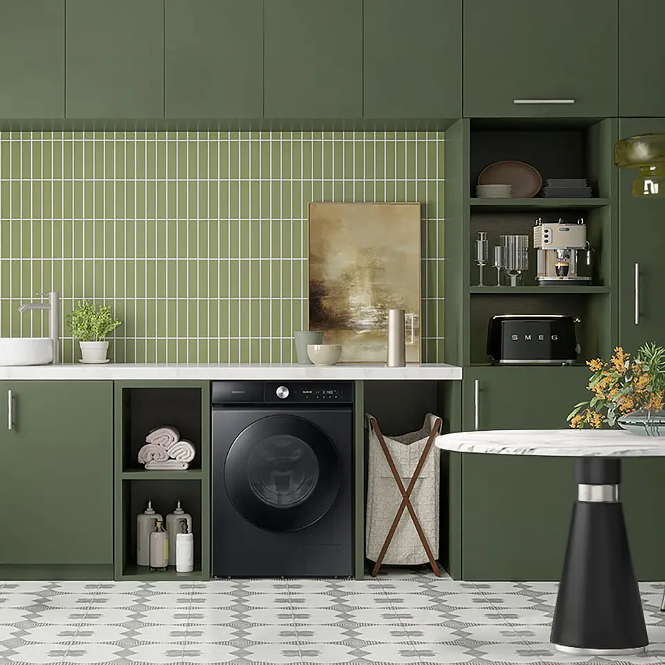 LAVADORA SECADORA BESPOKE 14KG / 9KG CON INTELIGENCIA ARTIFICIAL EN ECOBUBBLE NEGRA 9