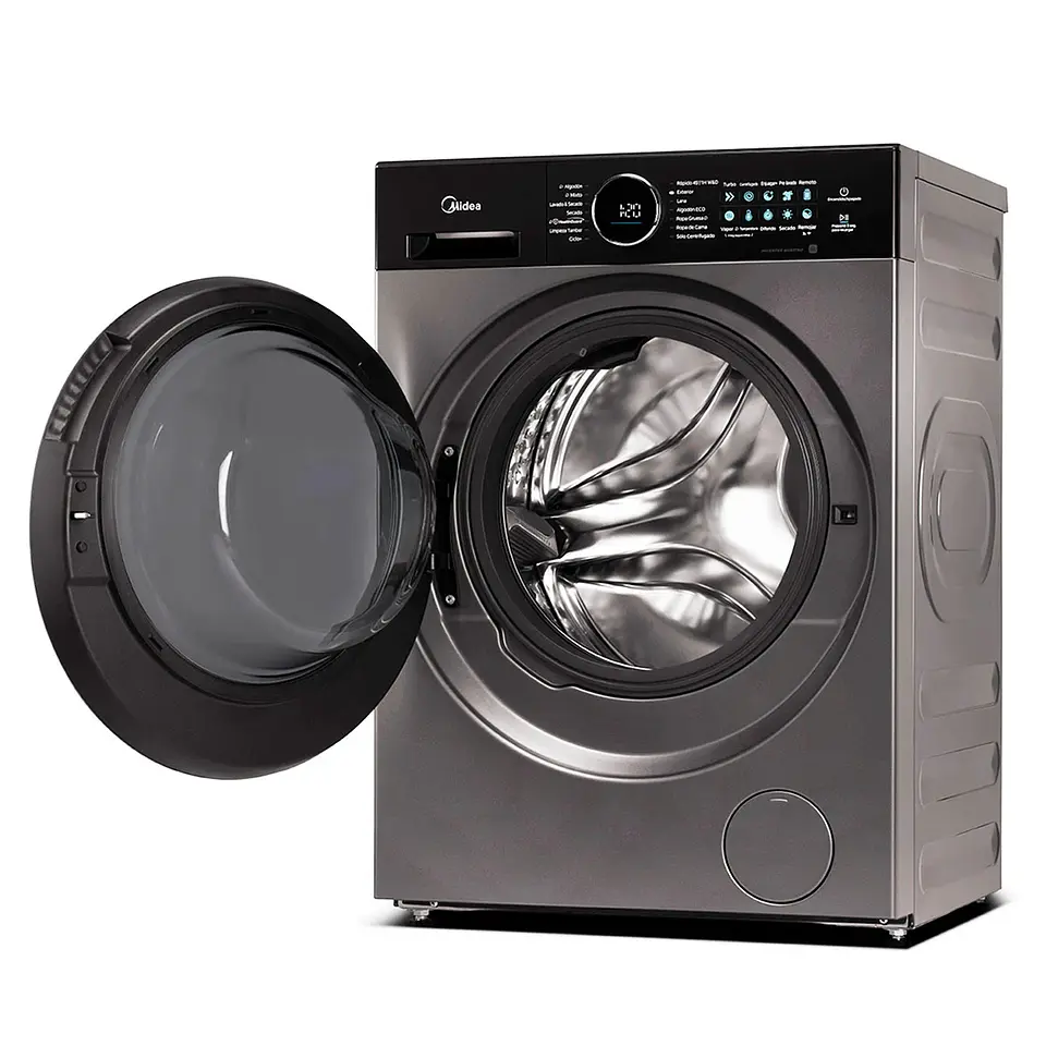 LAVADORA SECADORA CARGA FRONTAL MIDEA MF210D120WB/T 12KG/10KG GRAFITO 6