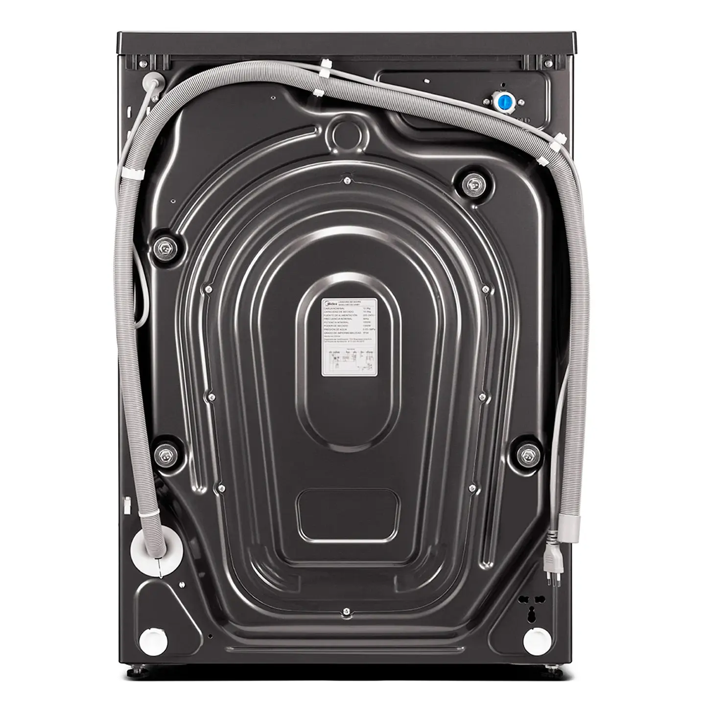 LAVADORA SECADORA CARGA FRONTAL MIDEA MF210D120WB/T 12KG/10KG GRAFITO 9