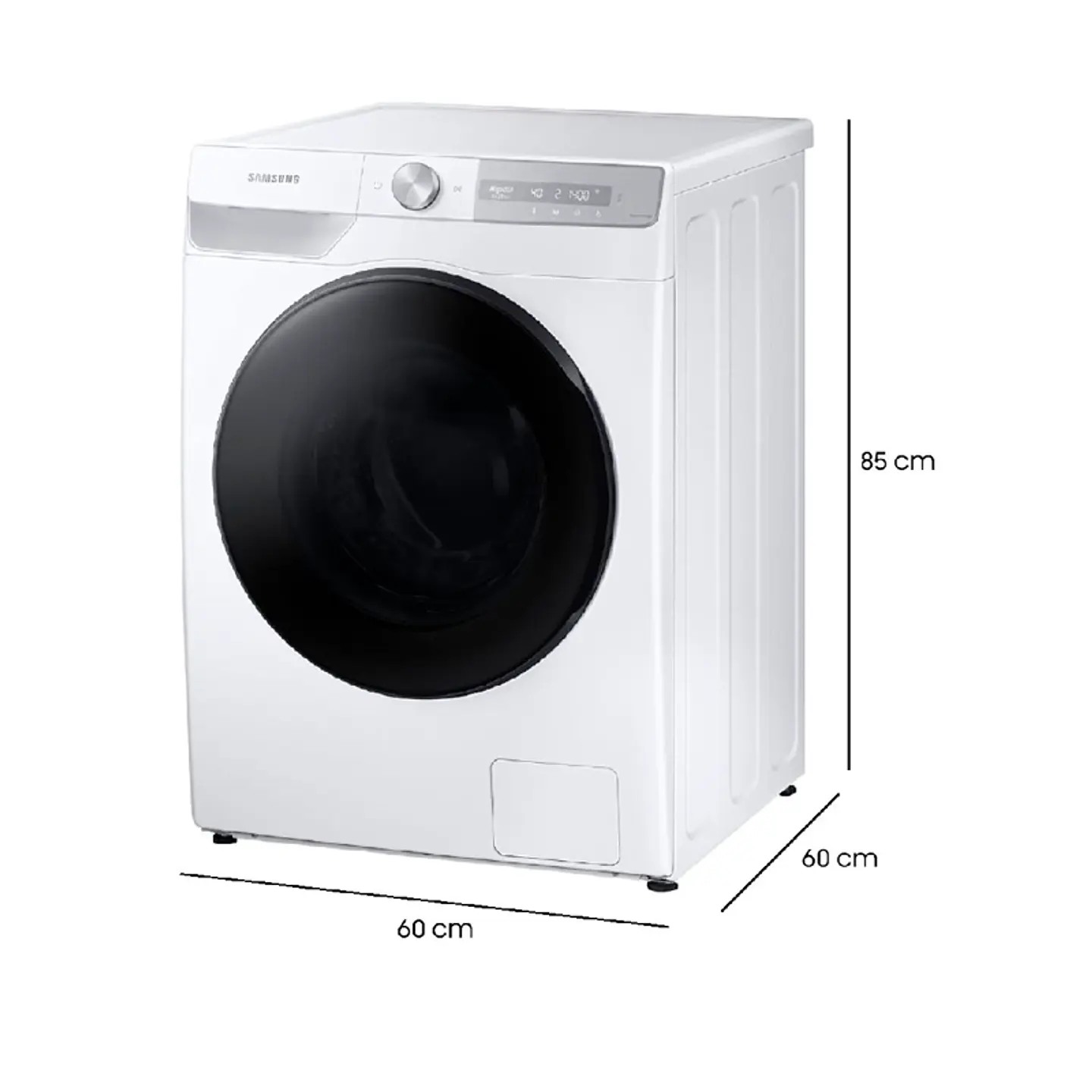 LAVADORA SECADORA SAMSUNG 12 KG 7 KG CARGA FRONTAL WD12T704DBH/ZS 2