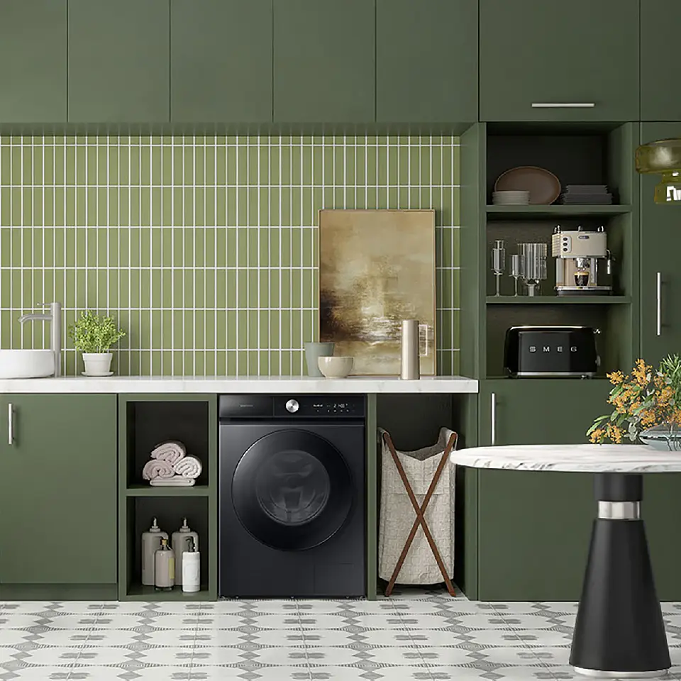 LAVADORA SECADORA SAMSUNG BE SPOKE WD14BB904DGB 14KG/9KG NEGRO 5