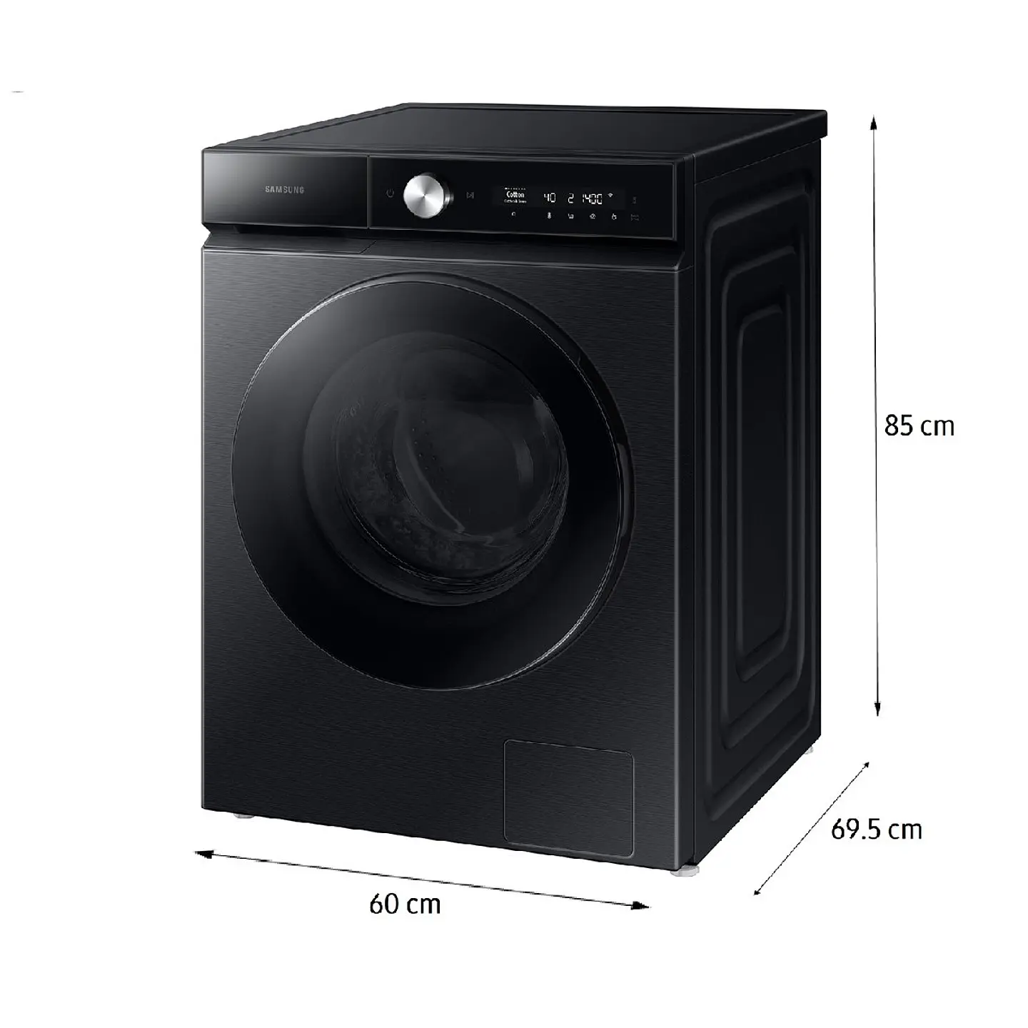 LAVADORA SECADORA SAMSUNG BE SPOKE WD14BB904DGB 14KG/9KG NEGRO 7