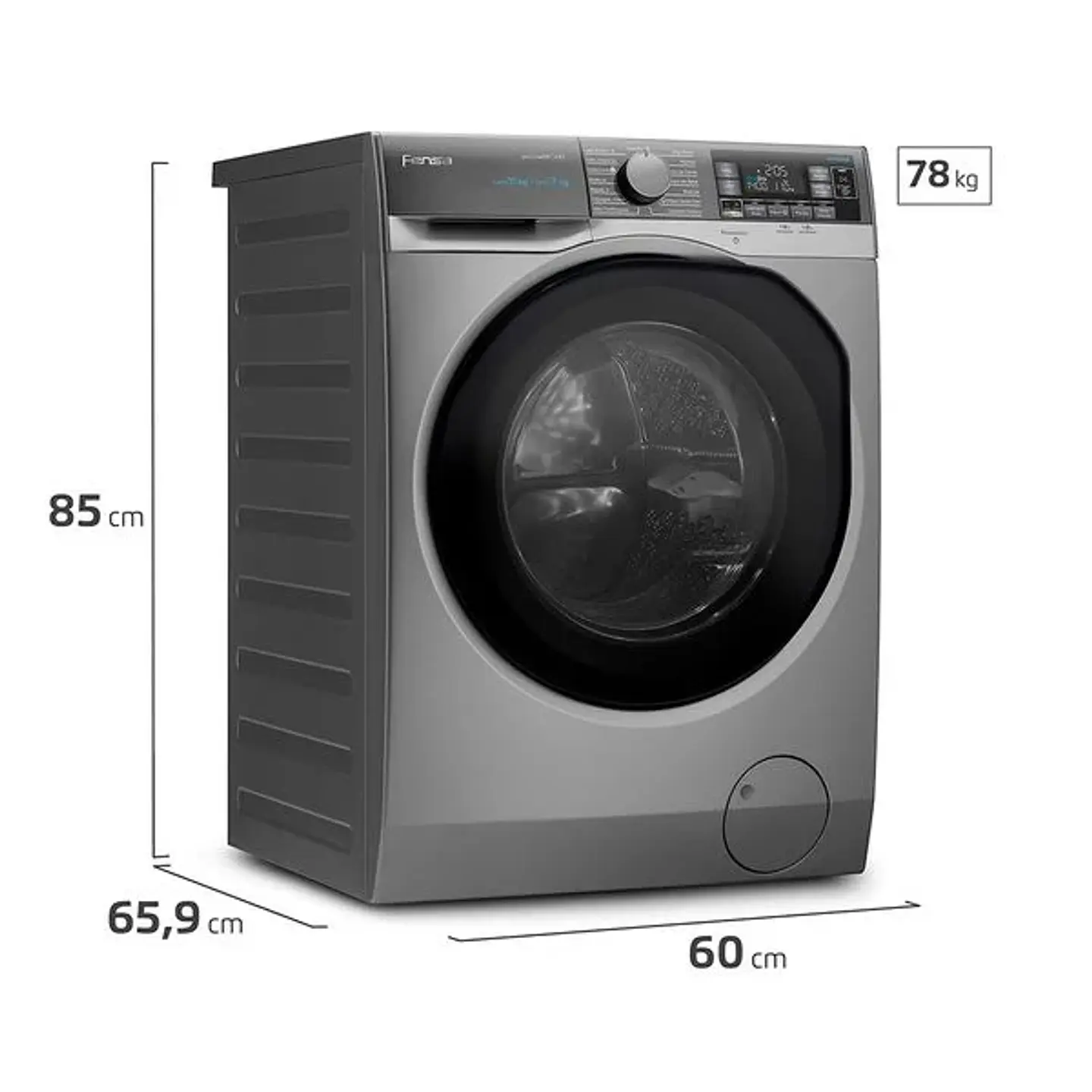 LAVADORA SECADORA FENSA 11/7 KG LAVADO INTELIGENTE 11WD GRIS 5