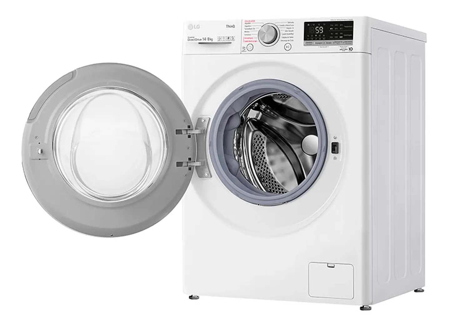 LAVADORA SECADORA LG WD14WVC4S6 14KG/8KG BLANCO 4