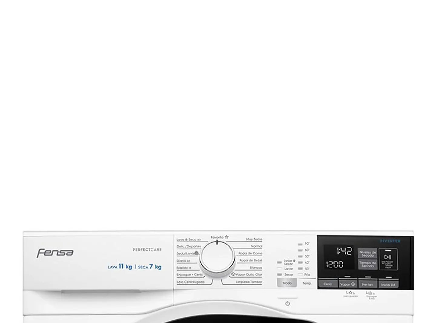 LAVADORA SECADORA FENSA PERFECT CARE 11WD 11KG/7KG BLANCO 2