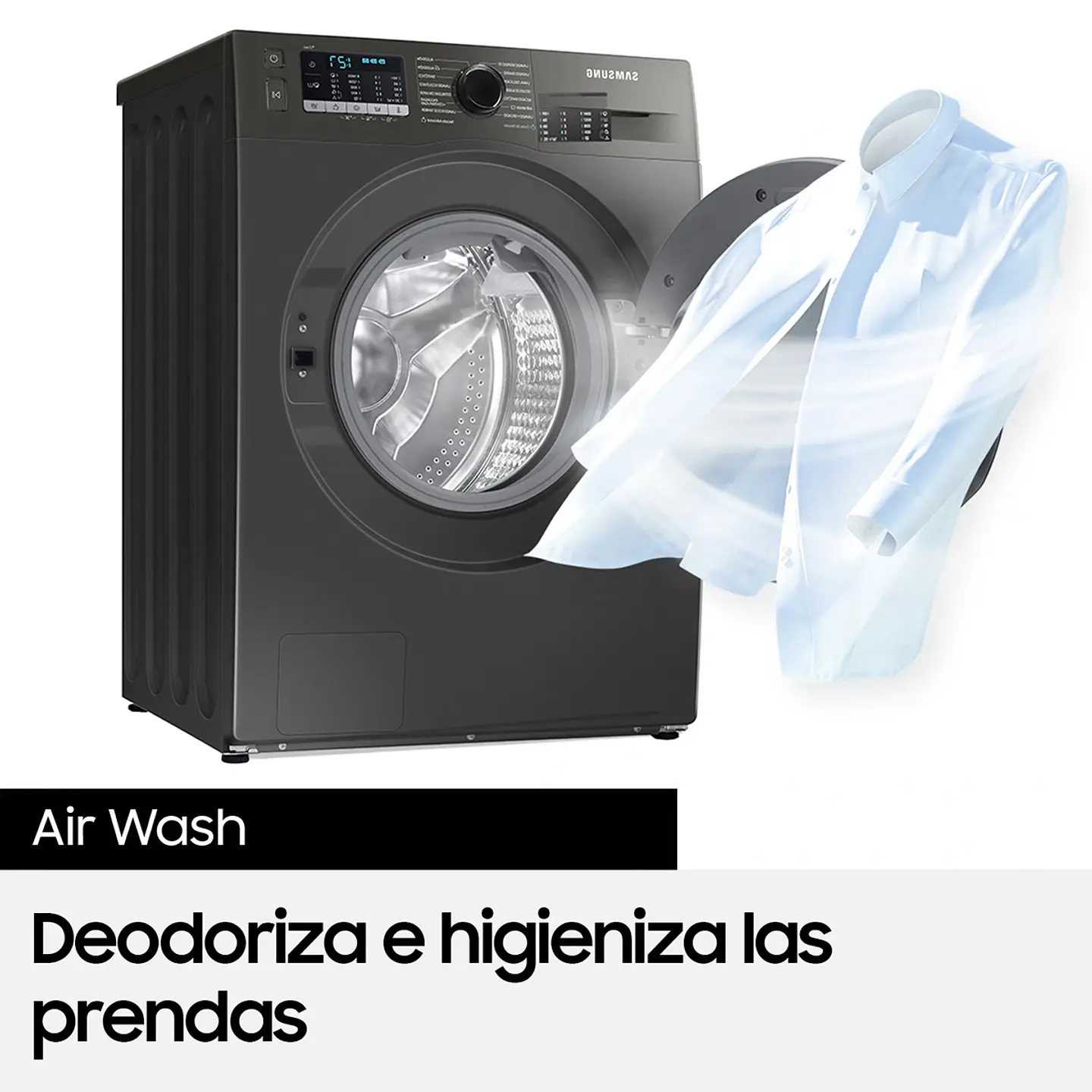 LAVADORA SECADORA SAMSUNG WD11TA046BX 11KG/7KG GRAFITO 5
