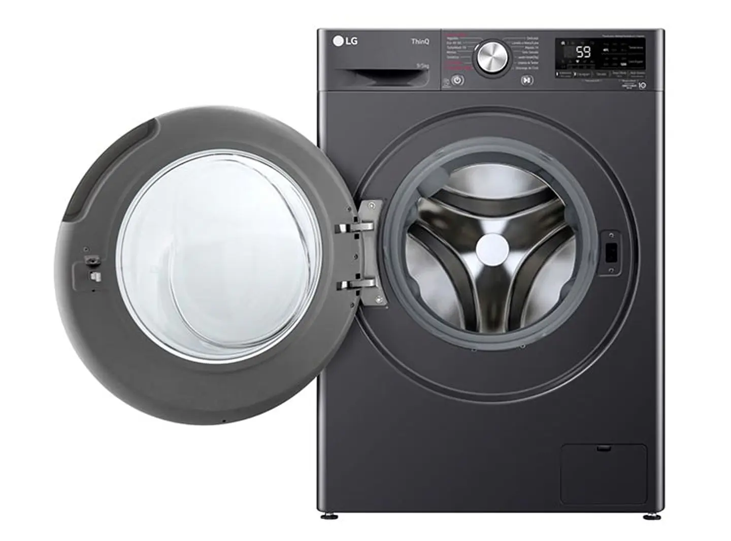 LAVADORA SECADORA LG WD9MVC4S6 9KG/5KG NEGRO 4