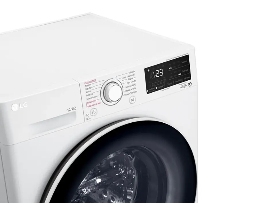 LAVADORA SECADORA LG WD12WVC5S6 12KG/7KG BLANCO 5
