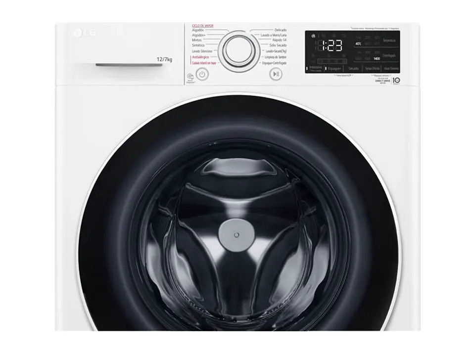 LAVADORA SECADORA LG WD12WVC5S6 12KG/7KG BLANCO 7