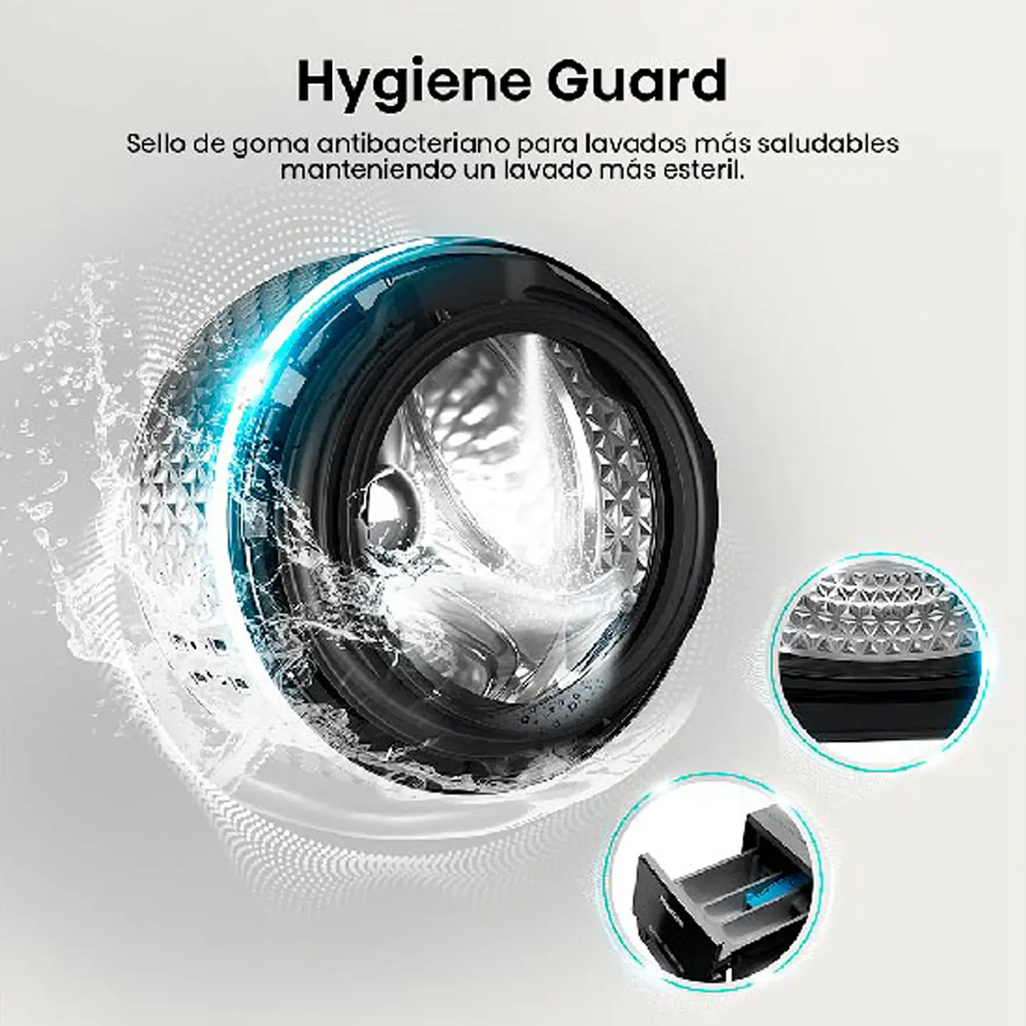 LAVADORA SECADORA CARGA FRONTAL HISENSE WD3S1243BT 12KG/8KG GRAFITO 10