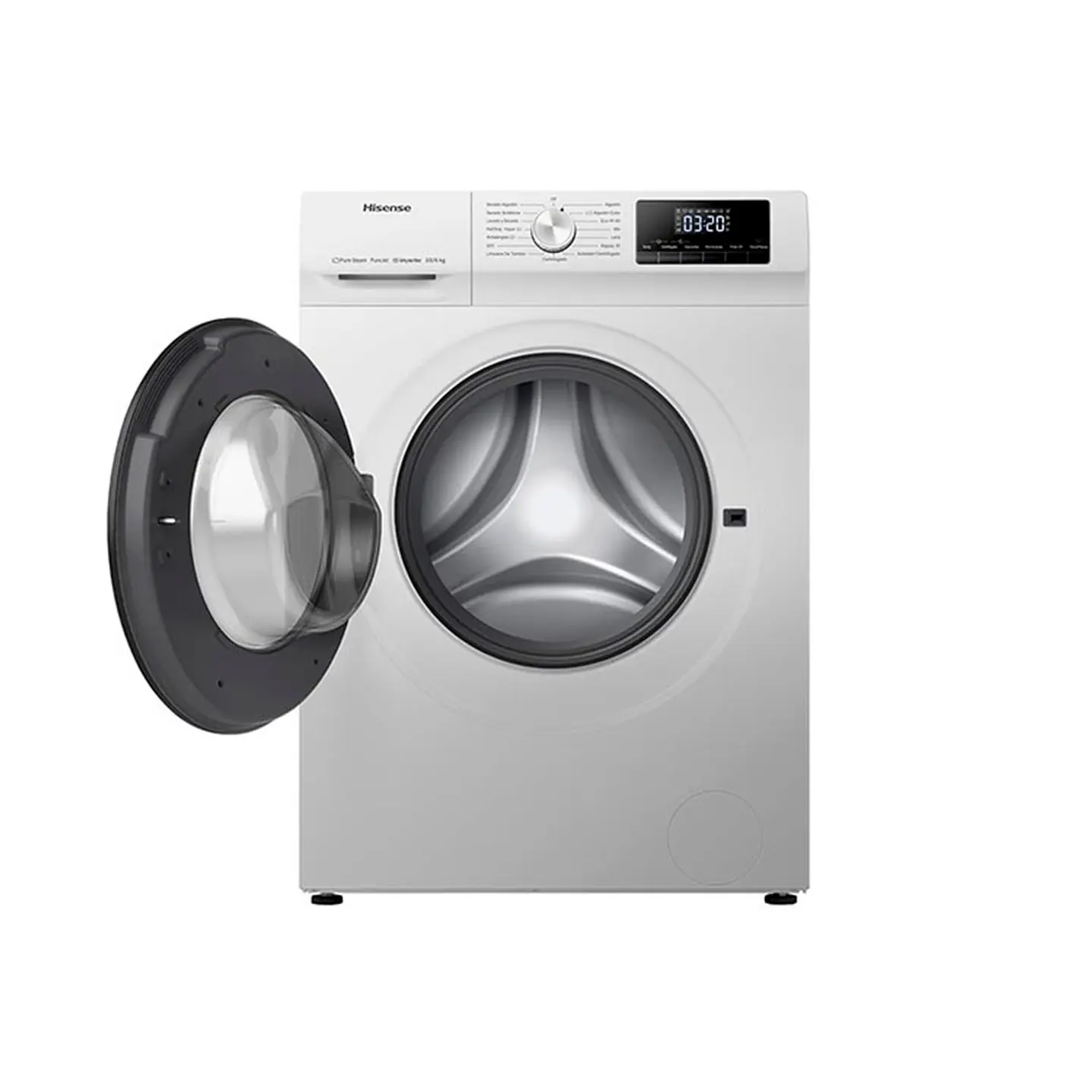 LAVADORA SECADORA CARGA FRONTAL HISENSE WD3Q1042BW 10KG/6KG BLANCO 2