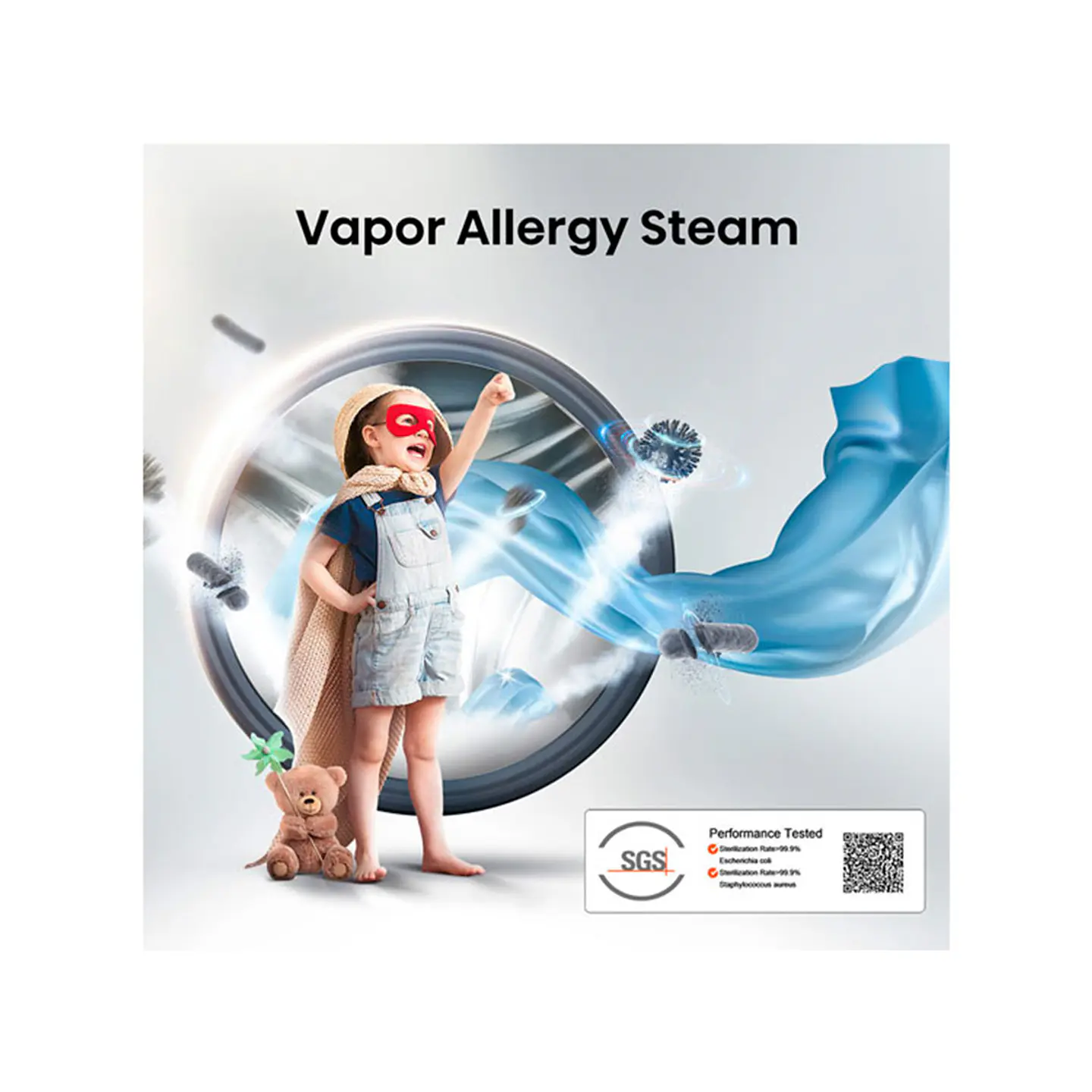 LAVADORA SECADORA CARGA FRONTAL HISENSE WD3Q1042BT 10KG/6KG GRIS 7