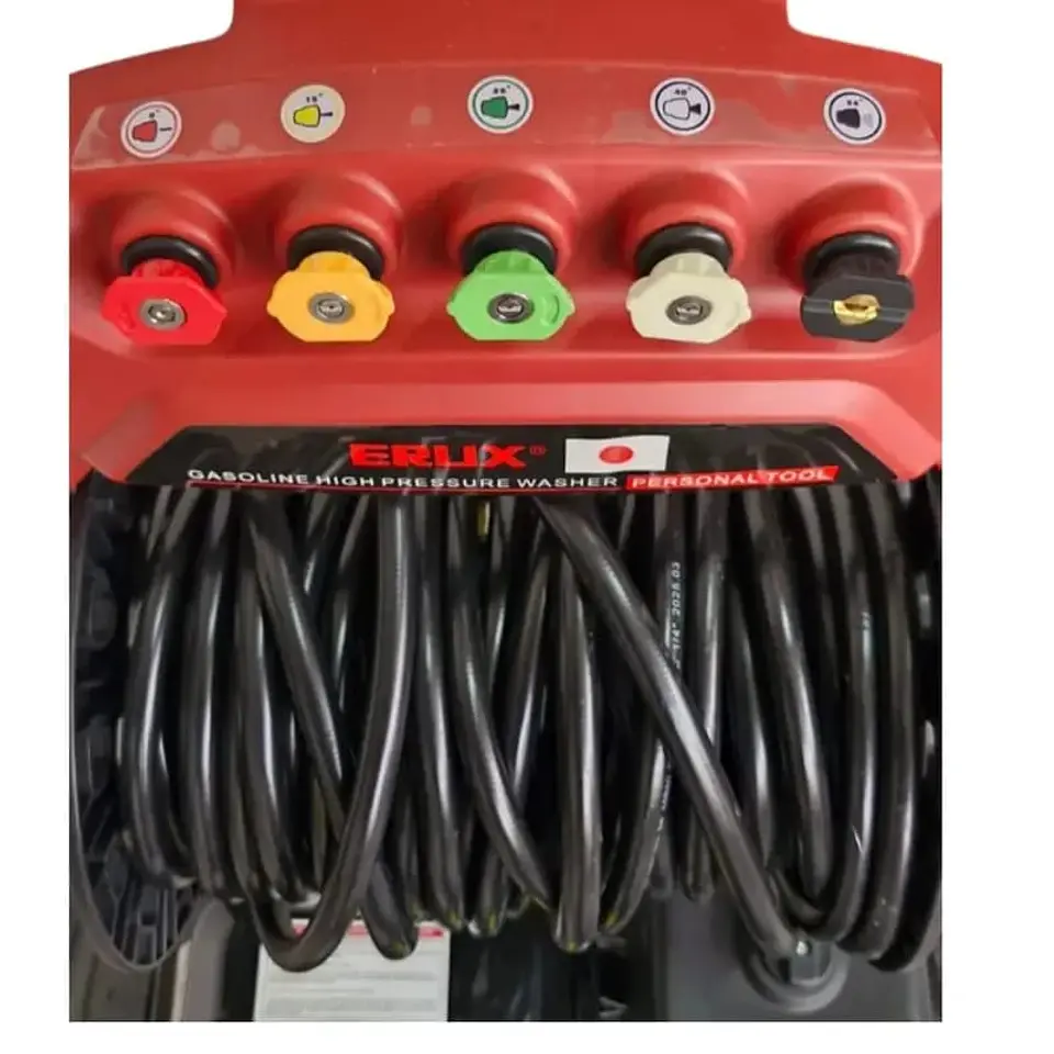 HIDROLAVADORA A BENCINA INDUSTRIAL 7,5 HP 12 METROS MAGUERA 2