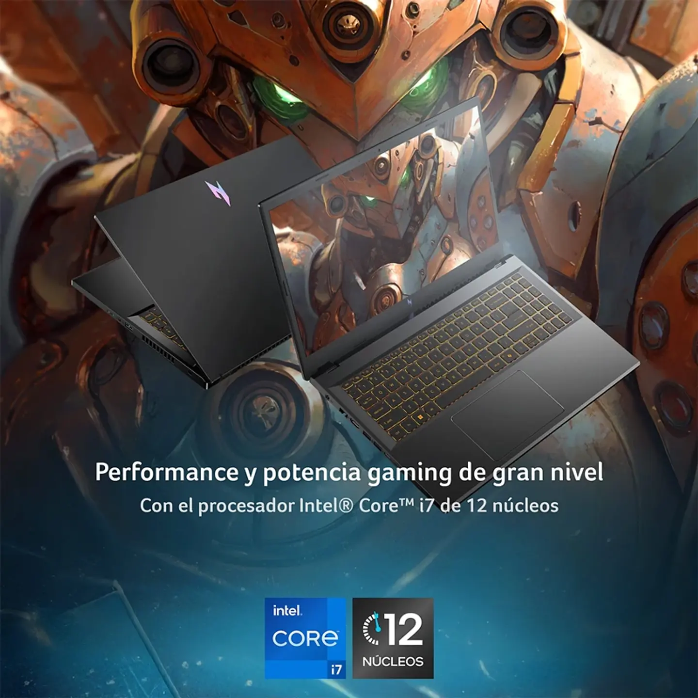 NOTEBOOK ACER GAMER NITRO 5 ANV15-52-73S9-1 INTEL CORE I7 24GB RAM 512GB SSD NVIDIA RTX5050 15.6