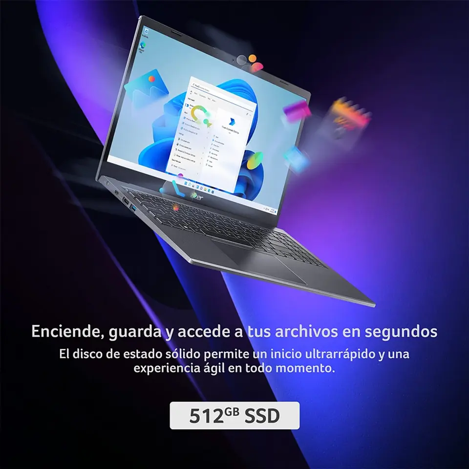 NOTEBOOK ACER ASPIRE 15 A15-51M-94YC-1 INTEL CORE I9 32GB RAM 512GB SSD 15.6