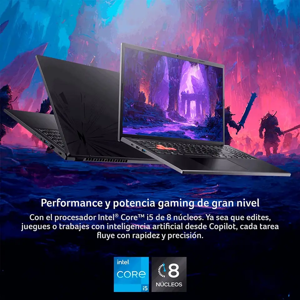 NOTEBOOK ACER NITRO LITE NL16-71G-56Q8-1 INTEL CORE I5 16GB RAM 512GB SSD NVIDIA RTX 3050 16” 6