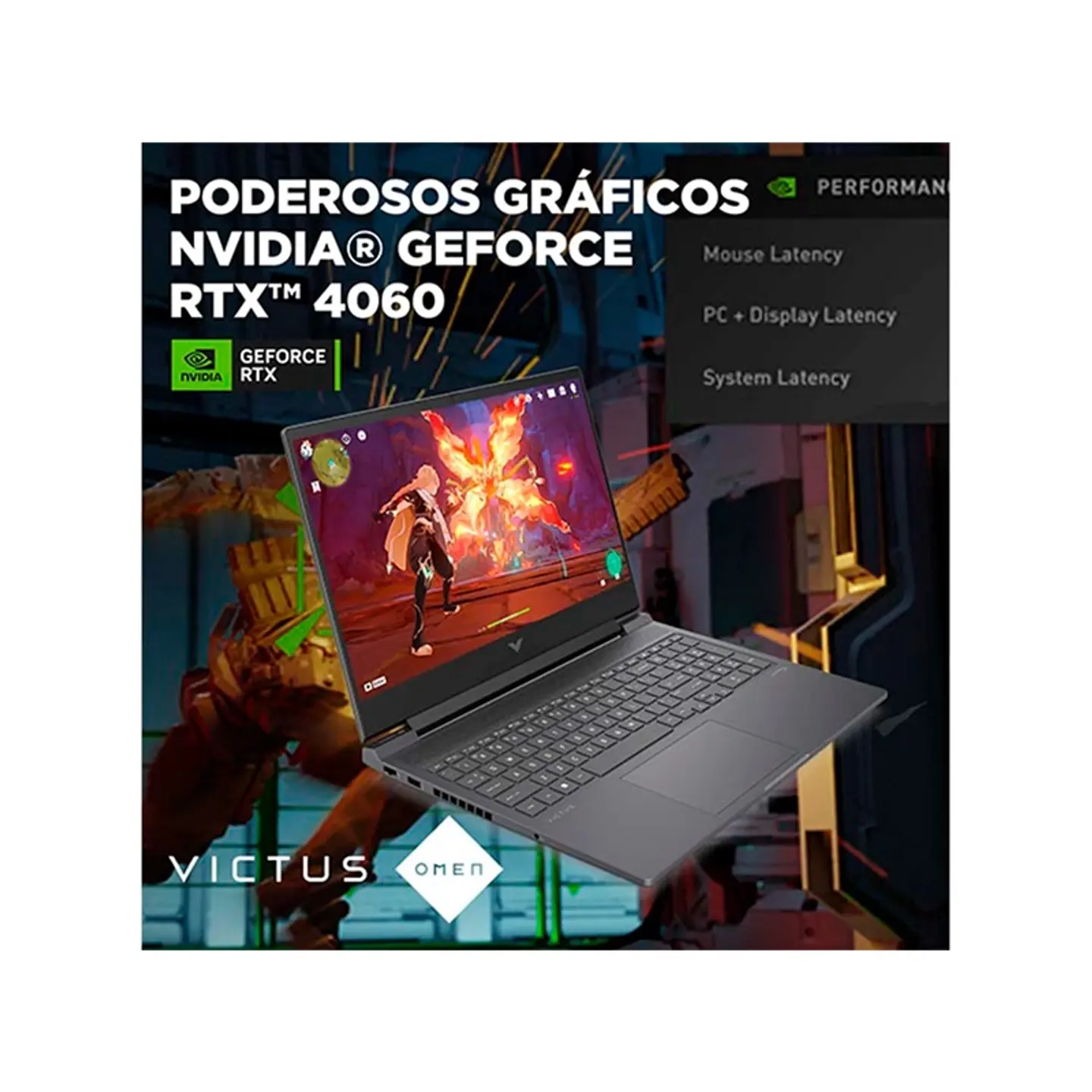 NOTEBOOK GAMER HP VICTUS 16-R1015LA INTEL CORE I7 16GB RAM 1TB SSD NVIDIA RTX 4060 16