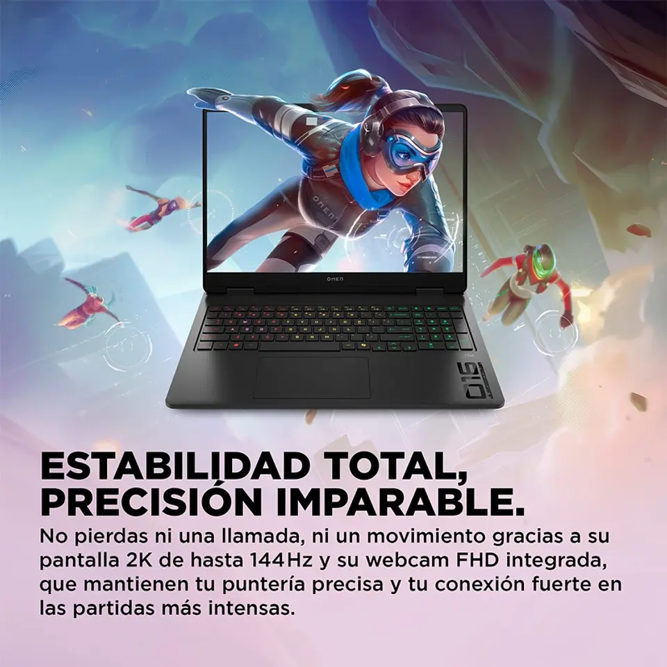 NOTEBOOK GAMER HP OMEN 16-AM0018LA INTEL CORE I7 16GB RAM 1TB SSD NVIDIA RTX 5060 16.2” 8