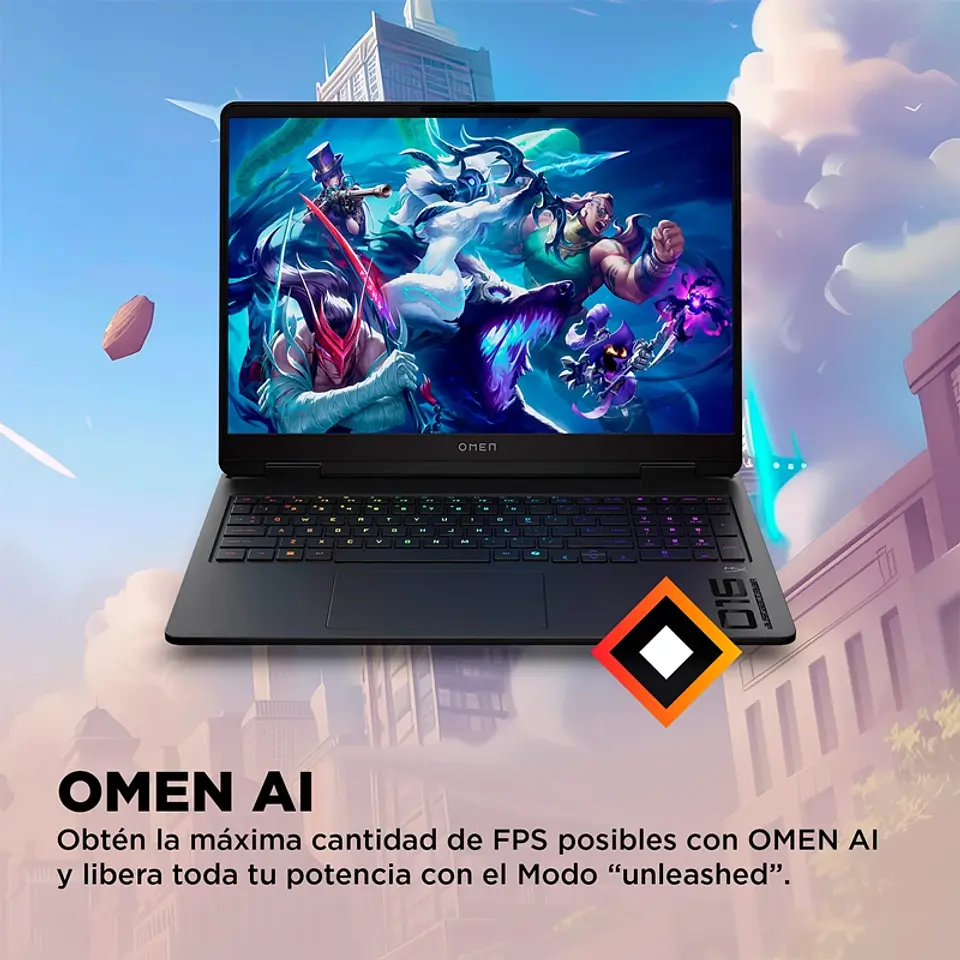 NOTEBOOK GAMER HP OMEN 16-AM0018LA INTEL CORE I7 16GB RAM 1TB SSD NVIDIA RTX 5060 16.2” 9