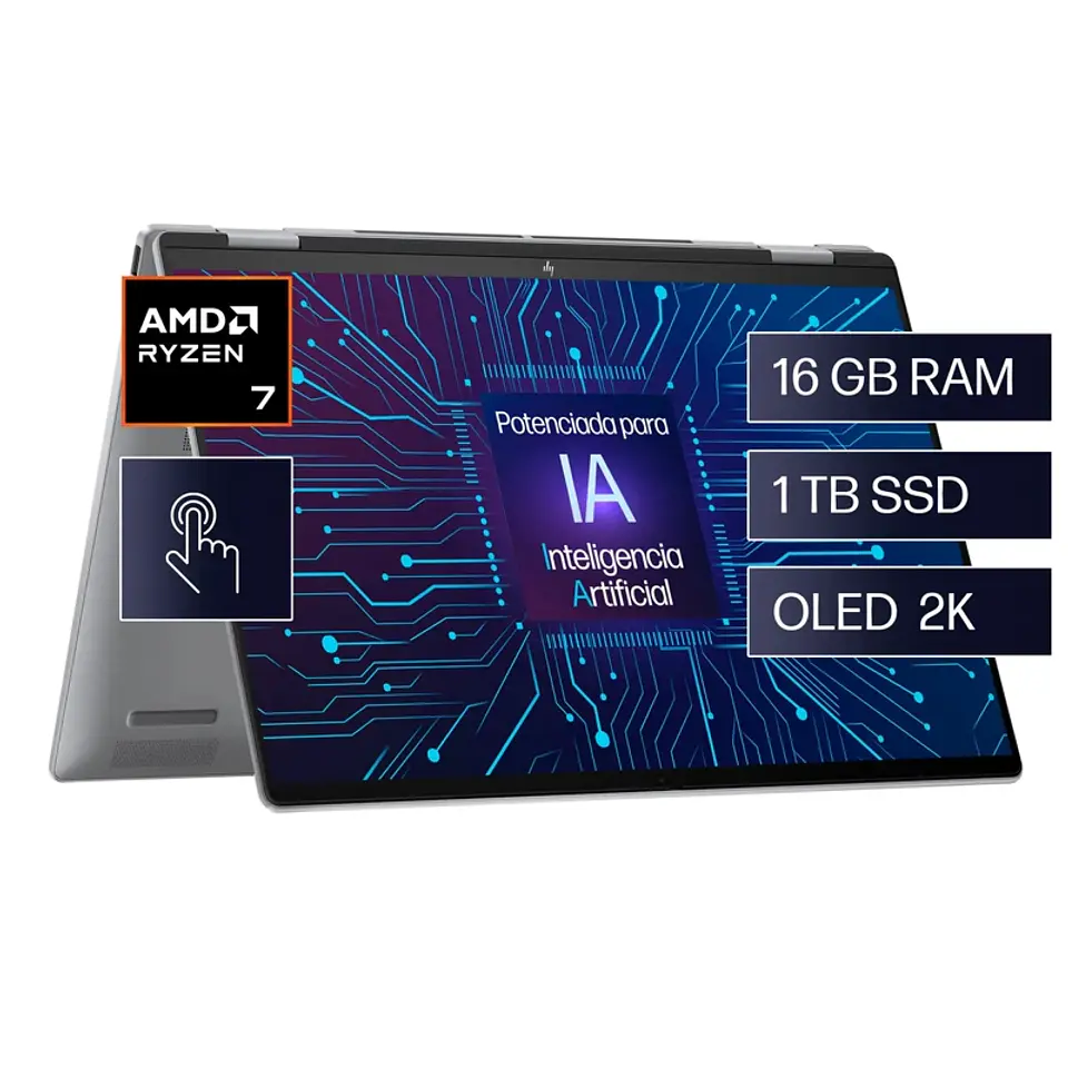 NOTEBOOK HP 2 EN 1 ENVY X360 16-AD0003LA AMD RYZEN 7 16GB RAM 1TB SSD WINDOWS 11 HOME 7
