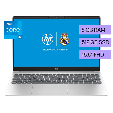 NOTEBOOK HP 15-FD0252LA INTEL CORE I5 8GB RAM 512GB SSD WINDOWS 11 HOME