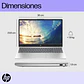NOTEBOOK HP 15-FD0252LA INTEL CORE I5 8GB RAM 512GB SSD WINDOWS 11 HOME - Miniatura 6