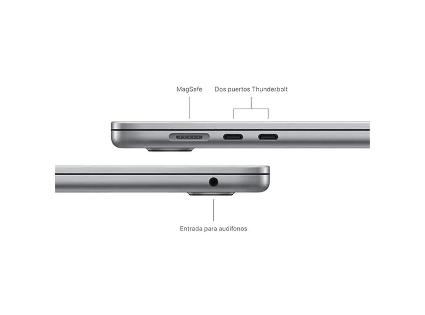 MACBOOK AIR M3 (CPU 8NUC Y GPU 10NUC) 16GB RAM 256GB SSD 15.3