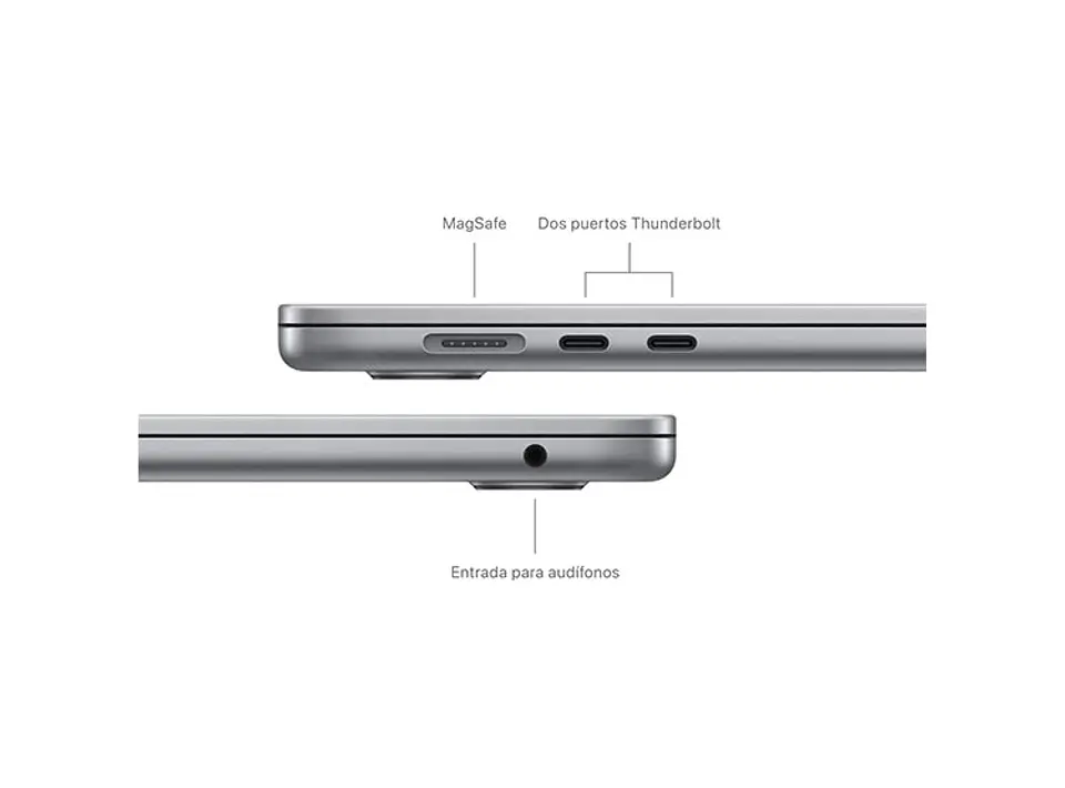 MACBOOK AIR M3 (CPU 8NUC Y GPU 10NUC) 16GB RAM 256GB SSD 15.3