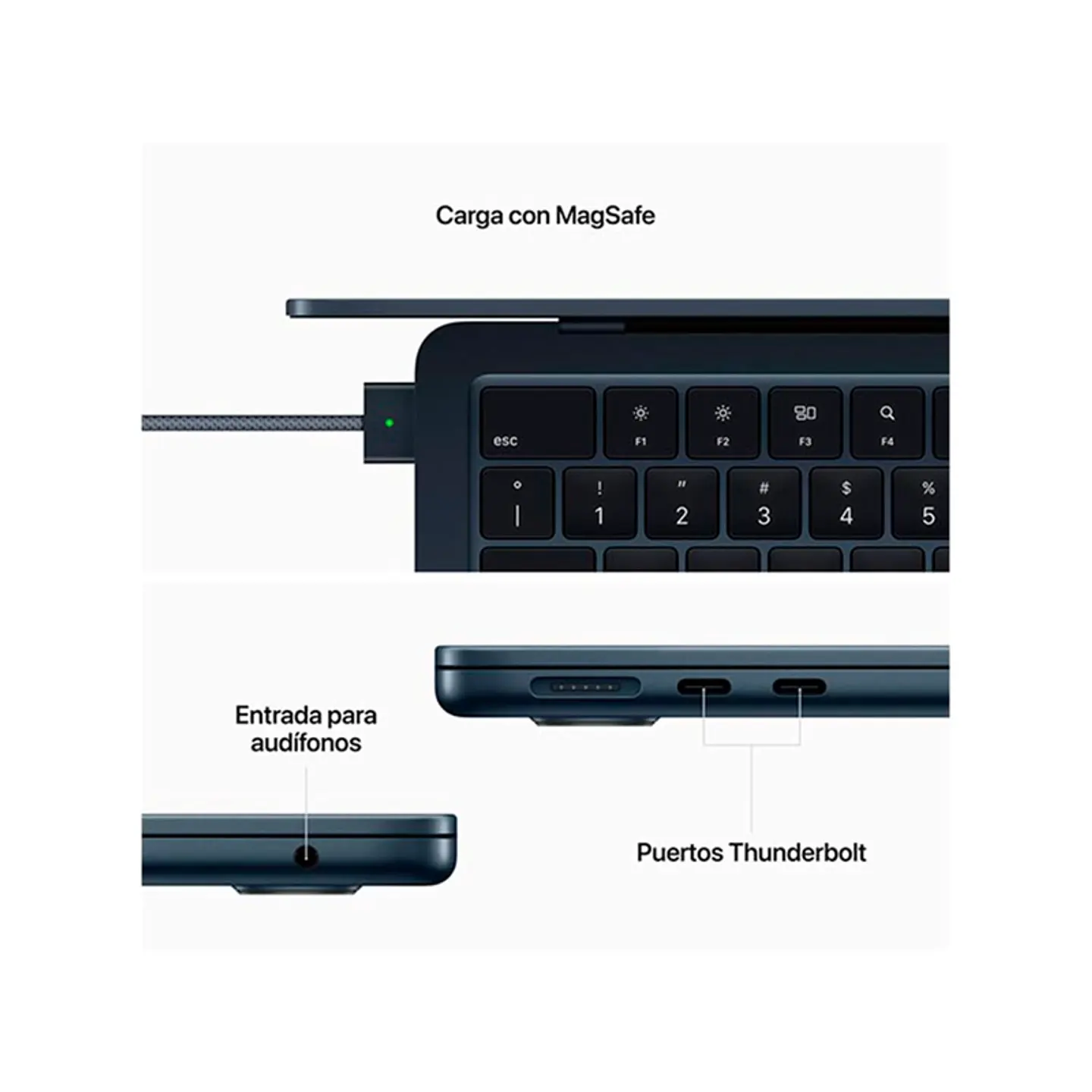 MACBOOK AIR M2 (CPU 8NUC Y GPU 8NUC) 16GB RAM 256GB SSD 13.6