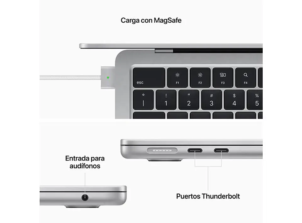 MACBOOK AIR M2 (CPU 8NUC Y GPU 8NUC) 8 GB RAM 256 GB SSD 13.6