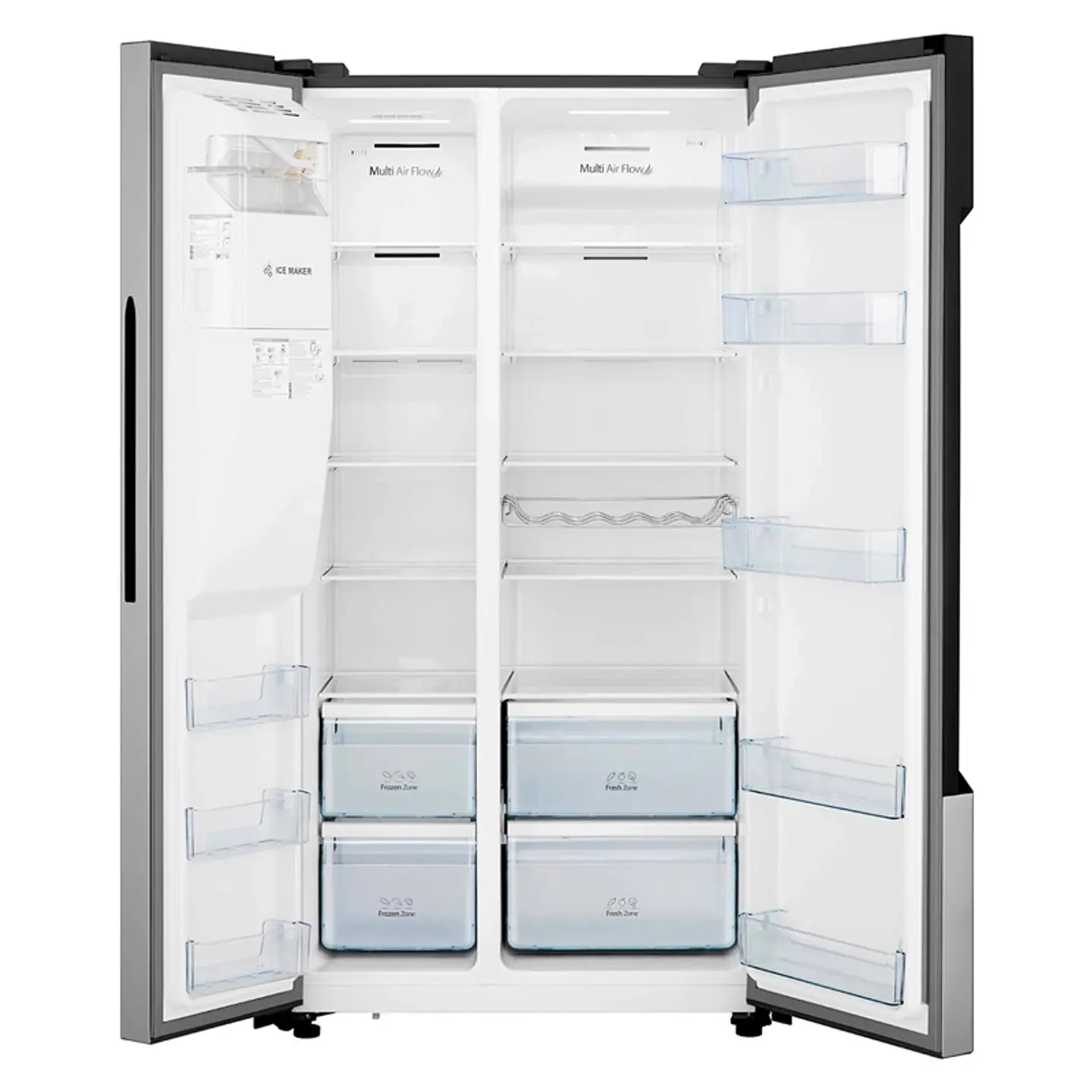 REFRIGERADOR SIDE BY SIDE HISENSE RC-70WS 535L NO FROST ACERO 3