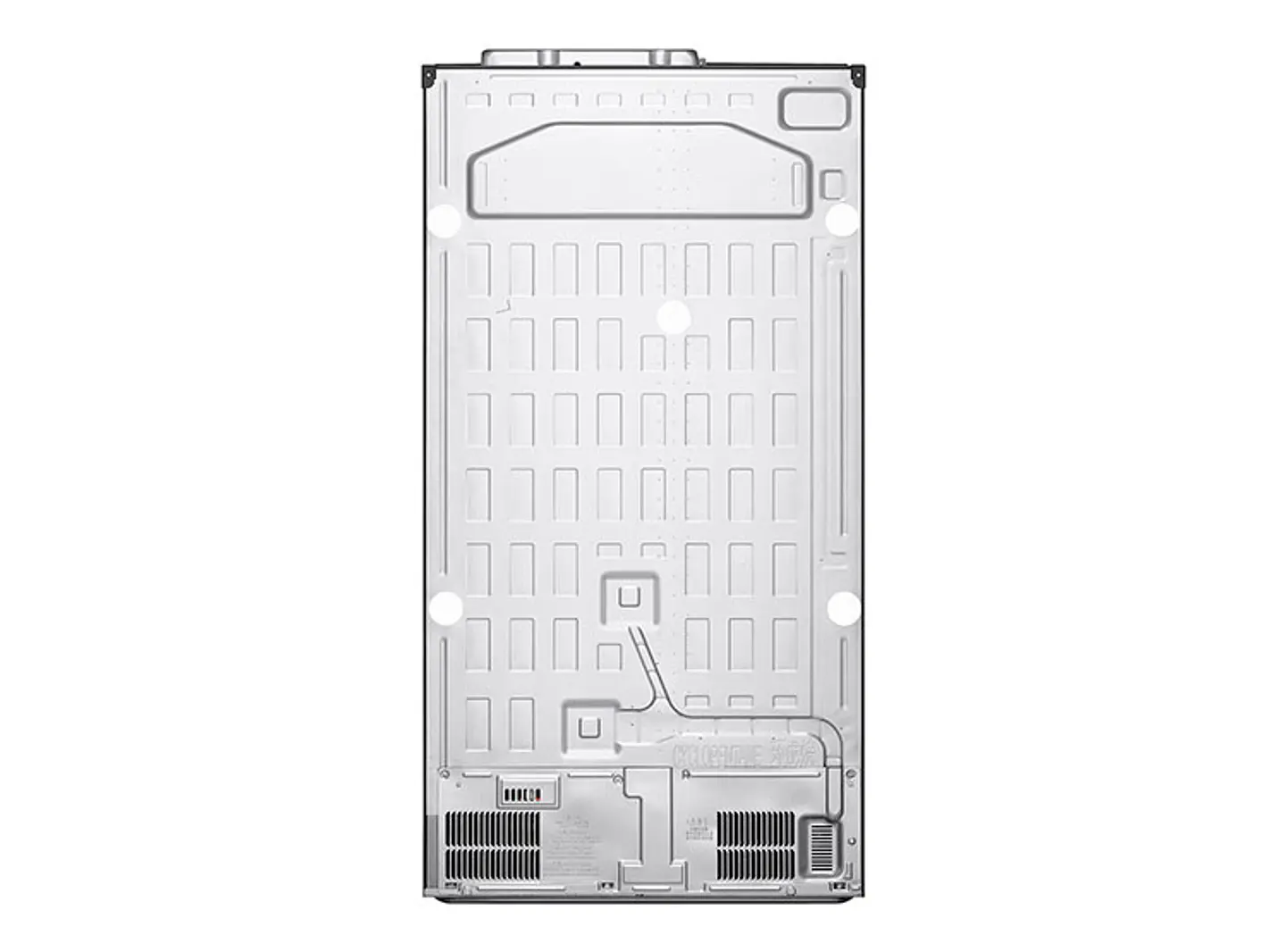 REFRIGERADOR SIDE BY SIDE LG GS66WPP 611L NO FROST PLATA 5