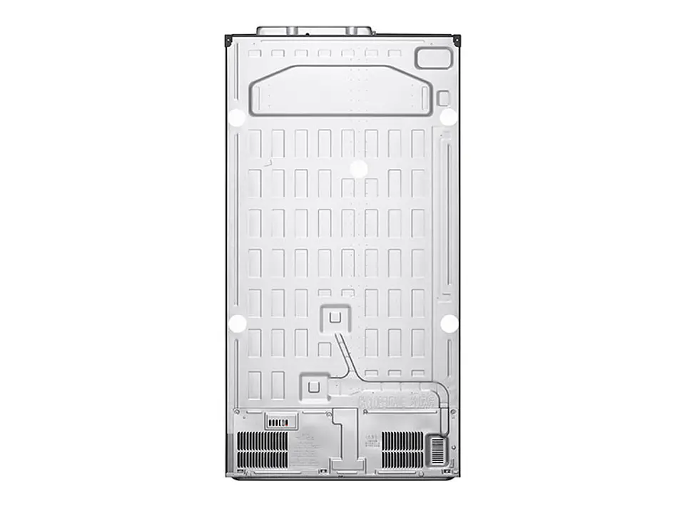 REFRIGERADOR SIDE BY SIDE LG GS66WPP 611L NO FROST PLATA 5
