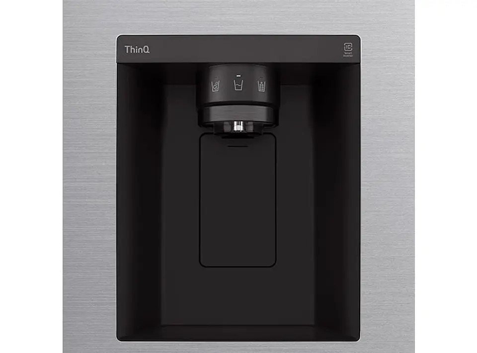 REFRIGERADOR SIDE BY SIDE LG GS66WPP 611L NO FROST PLATA 8