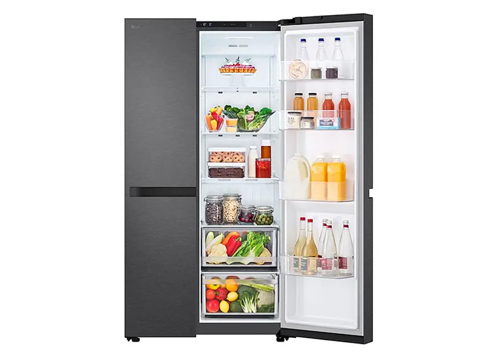 REFRIGERADOR SIDE BY SIDE LG GS66BPM 658L NO FROST GRAFITO 7