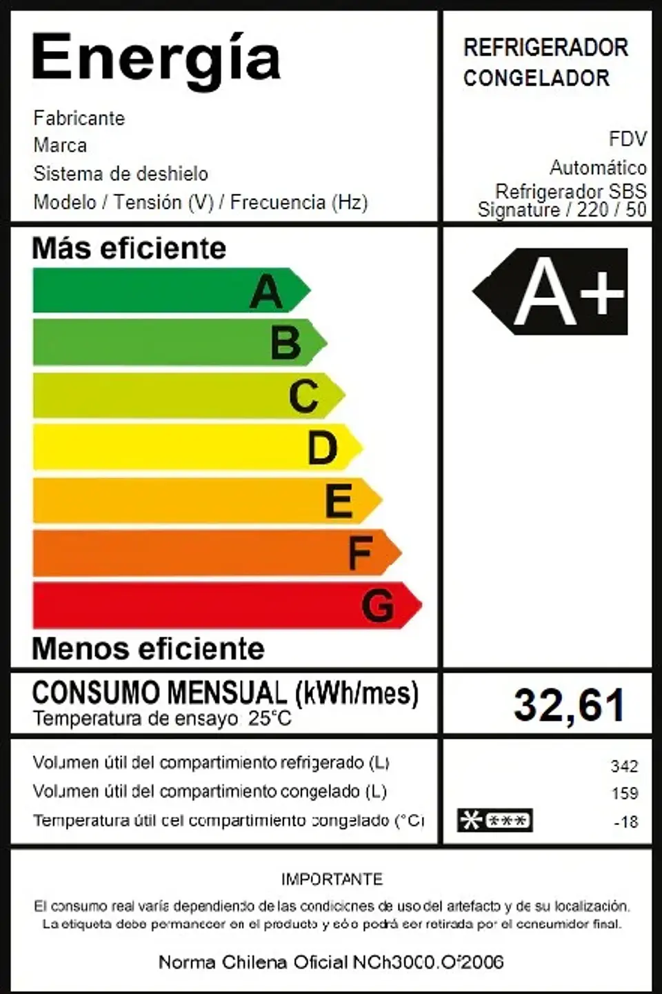 REFRIGERADOR FDV NO FROST SIDE BY SIDE SIGNATURE 513 LTS 6