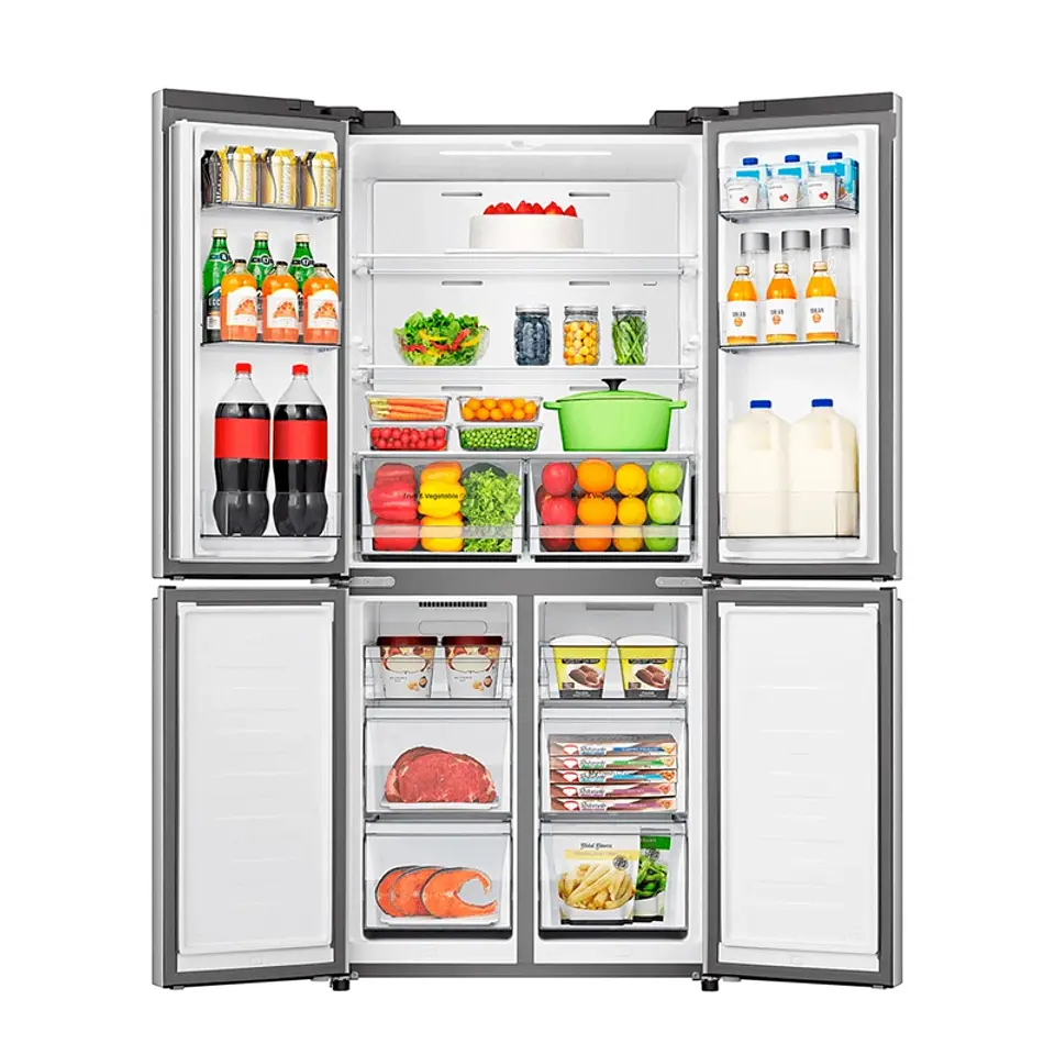 REFRIGERADOR SIDE BY SIDE HISENSE 456L NO FROST RQ5P470NECF 4