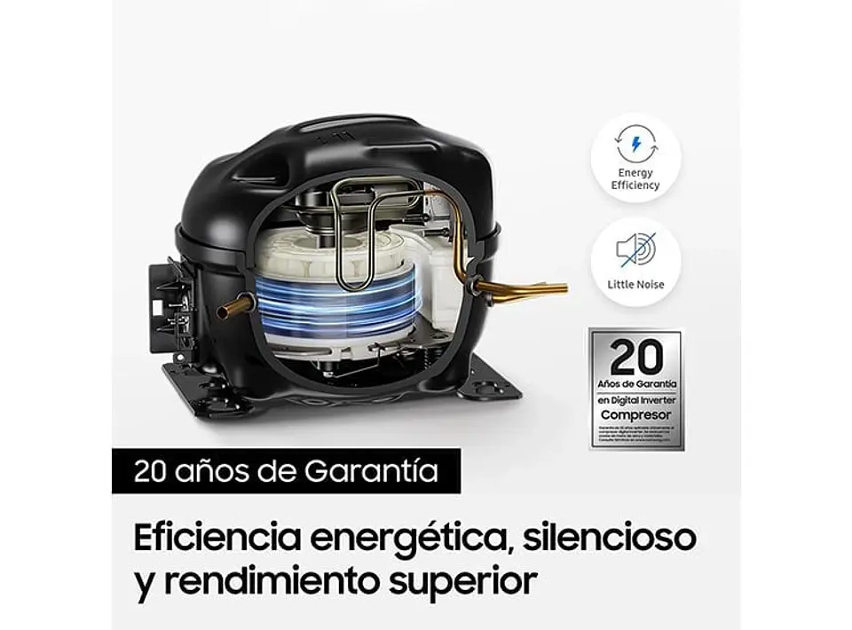 REFRIGERADOR SIDE BY SIDE SAMSUNG RS57DG4000M9 564L NO FROST ACERO 5