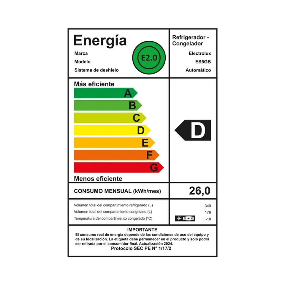 REFRIGERADOR SIDE BY SIDE ELECTROLUX 525 L NO FROST ES5GB 4